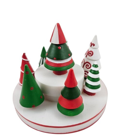 Yankee Candle Capper Our America Stay On Tops Christmas Trees Holiday NWT - Picture 2 of 9